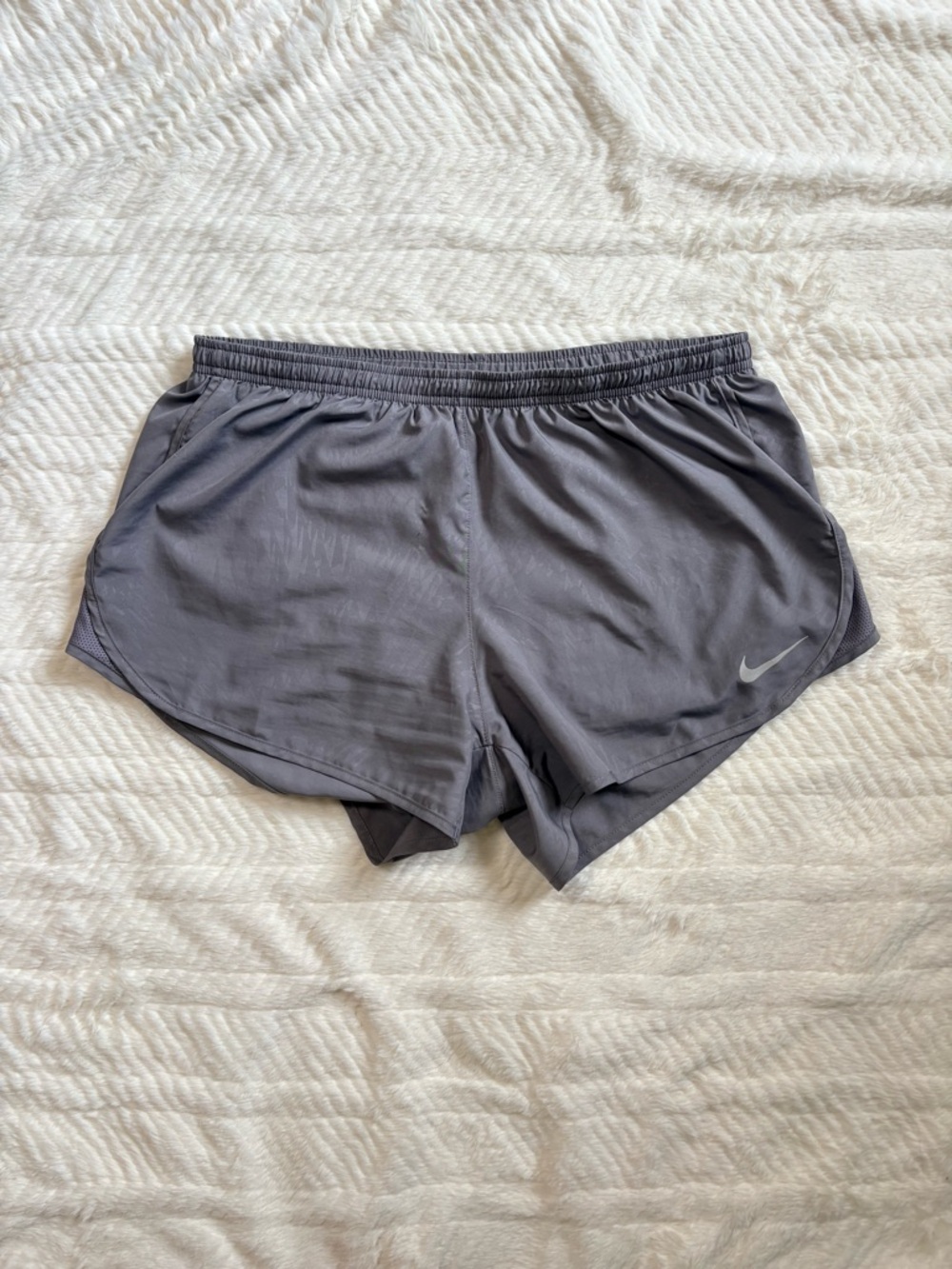Nike Dri-Fit Running Shorts Gray Size L